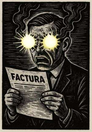 The electricity bill is blinding. Illustration by MAKE